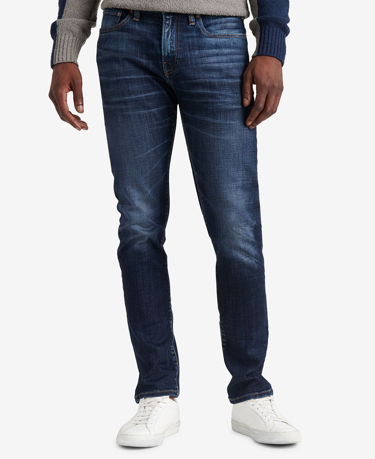 Мужские прямые эластичные джинсы 410 athletic Lucky Brand джинсы lucky brand 363 straight premium coolmax jean цвет dawson