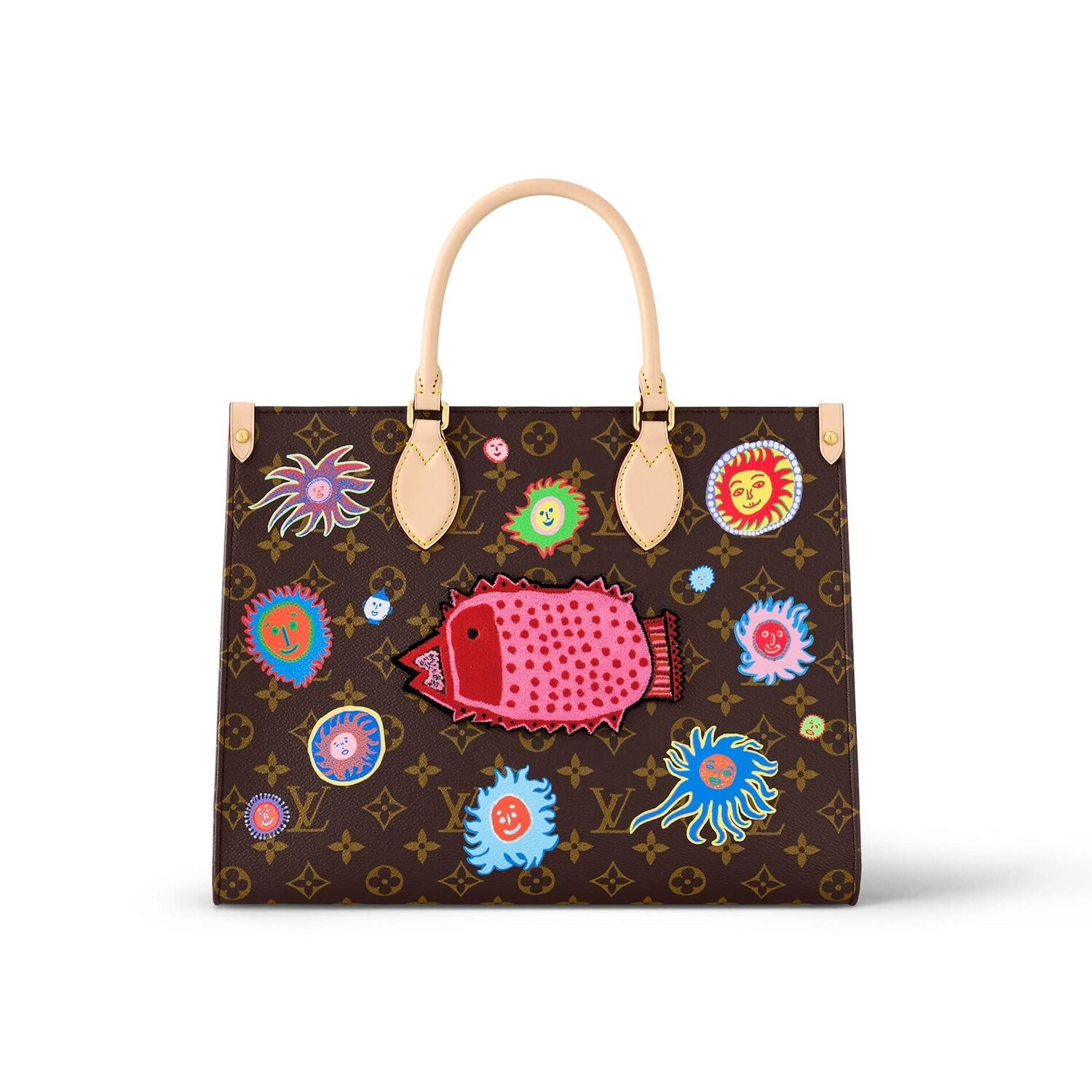

Сумка-тоут Louis Vuitton x Yayoi Kusama OnTheGo MM, мультиколор