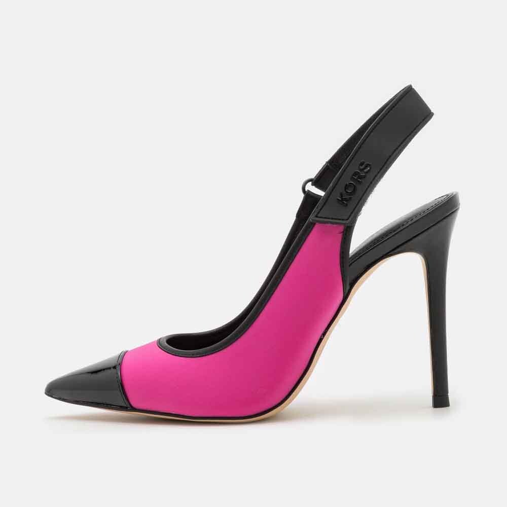 

Мюли Michael Kors Kourtney Kitten Sling Classic Heels, розовый/черный