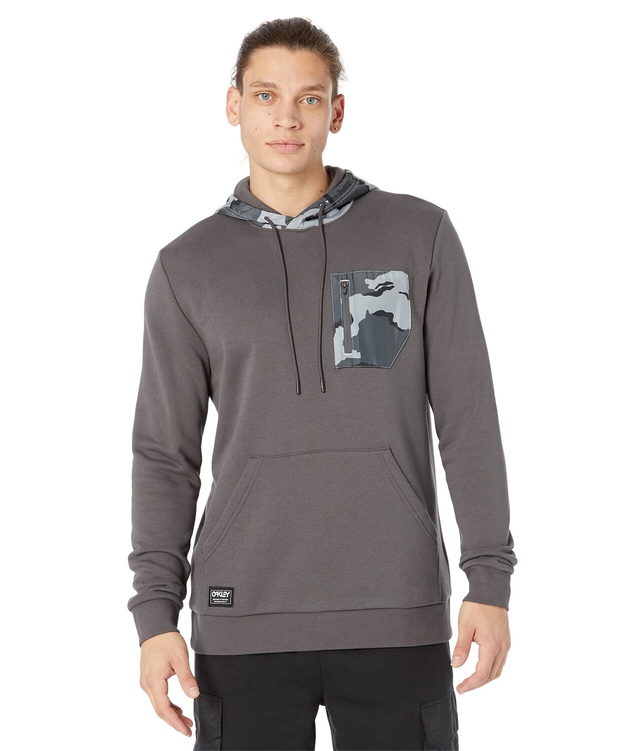 

Худи Oakley, Road Trip Recycled Pullover Hoodie, Серый