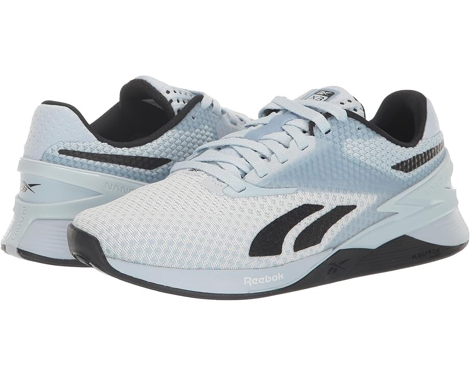 

Кроссовки Reebok Women's Nano X3, цвет Feel Good Blue/White/Core Black