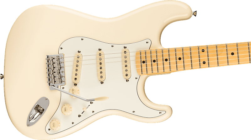 Fender JV MIJ Japan Модифицированный гриф Stratocaster 60-х годов с кленовой накладкой Olympic White JV Modified '60s Stratocaster Maple Fingerboard Olympic White