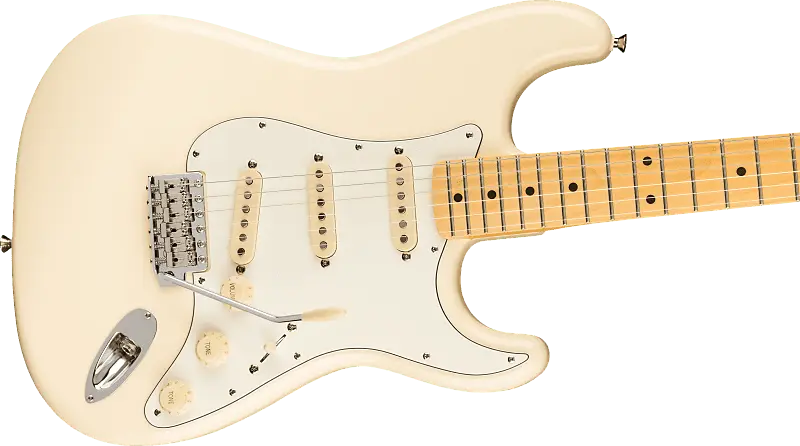 Fender JV MIJ Japan Модифицированный гриф Stratocaster 60-х годов с кленовой накладкой Olympic White JV Modified '60s Stratocaster Maple Fingerboard Olympic White