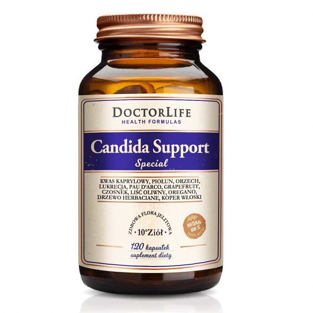 

Doctor Life Candida Support Special БАД здоровая кишечная флора, 120 кап./1 упак.