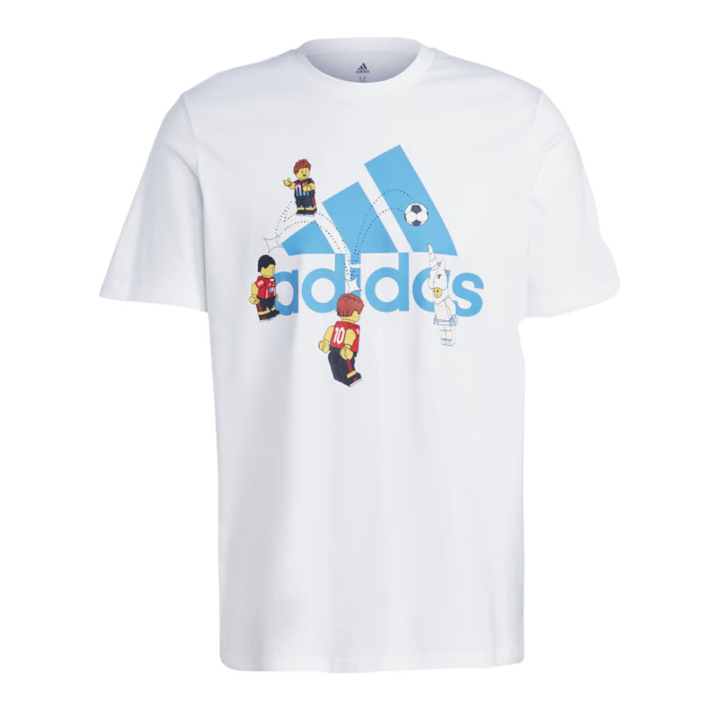 

Футболка Adidas х Lego Soccer Badge Of Sport Graphic, белый