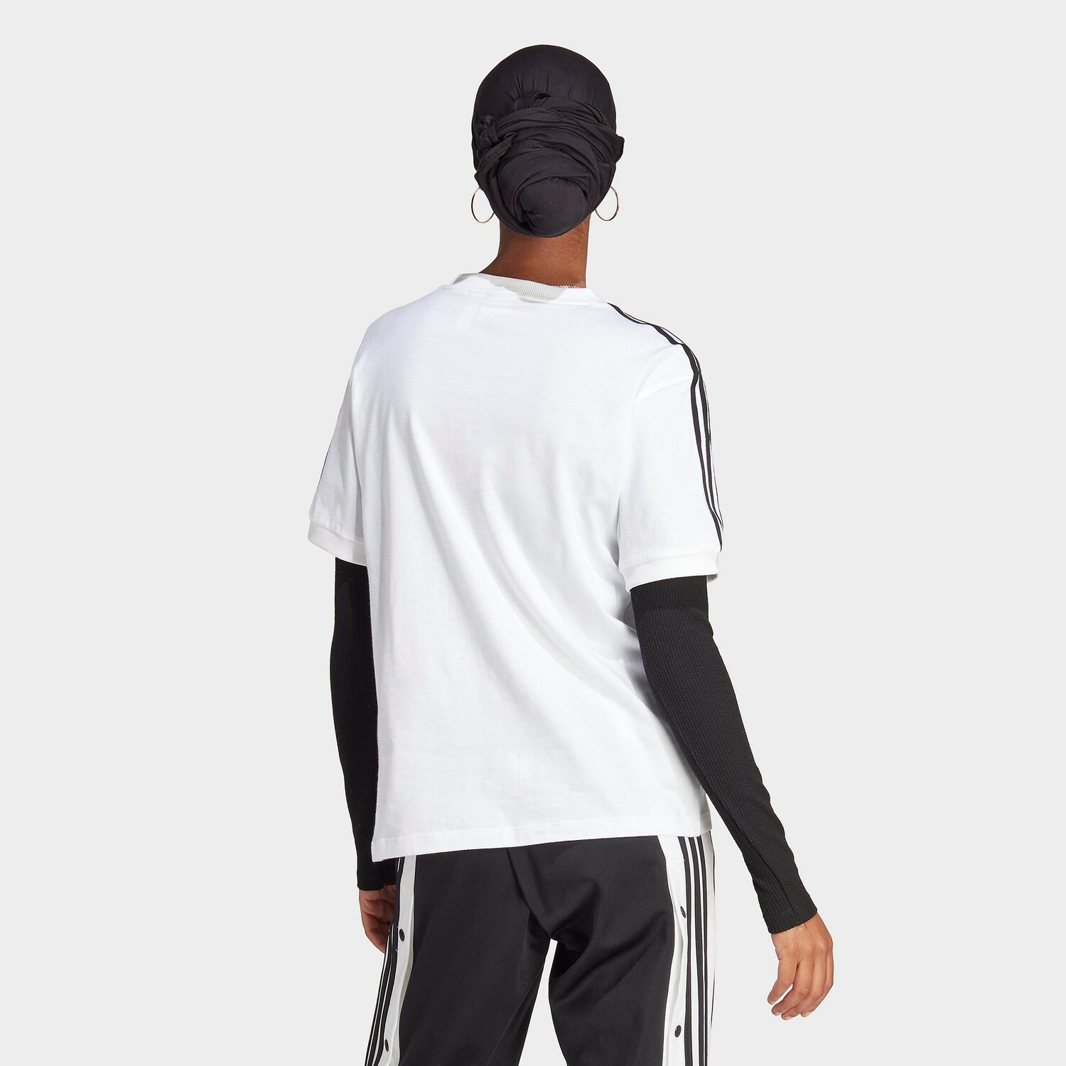 Женская футболка с тремя полосками Adidas Originals Adicolor Classics ...