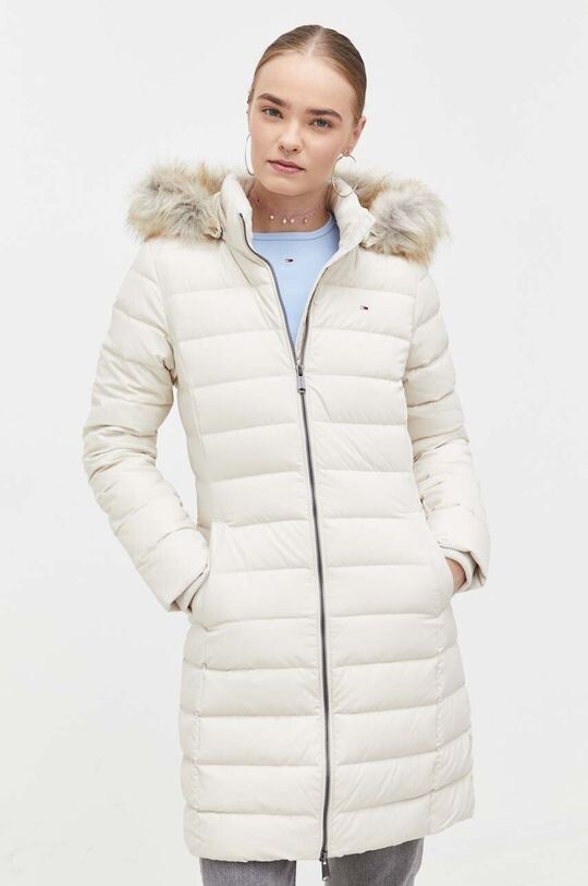

Пуховик Tommy Jeans, бежевый