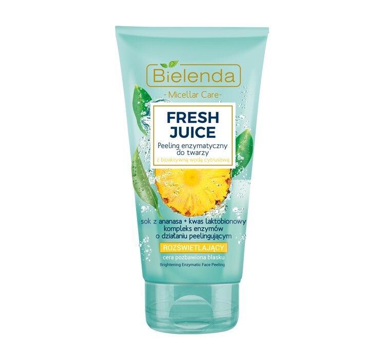 

Bielenda Осветляющий энзимный пилинг Fresh Juice с цитрусовой водой Ананас 150г