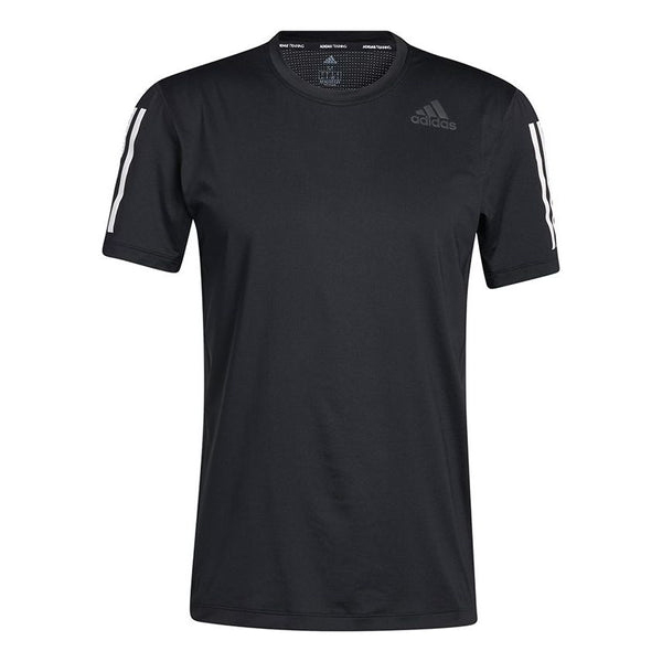 Футболка Adidas MENS Sports Crew-neck Short Sleeve Black, Черный футболка uniqlo u crew neck short sleeved оливковый