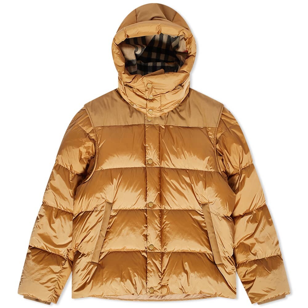 

Пуховик Лидс Burberry, Коричневый