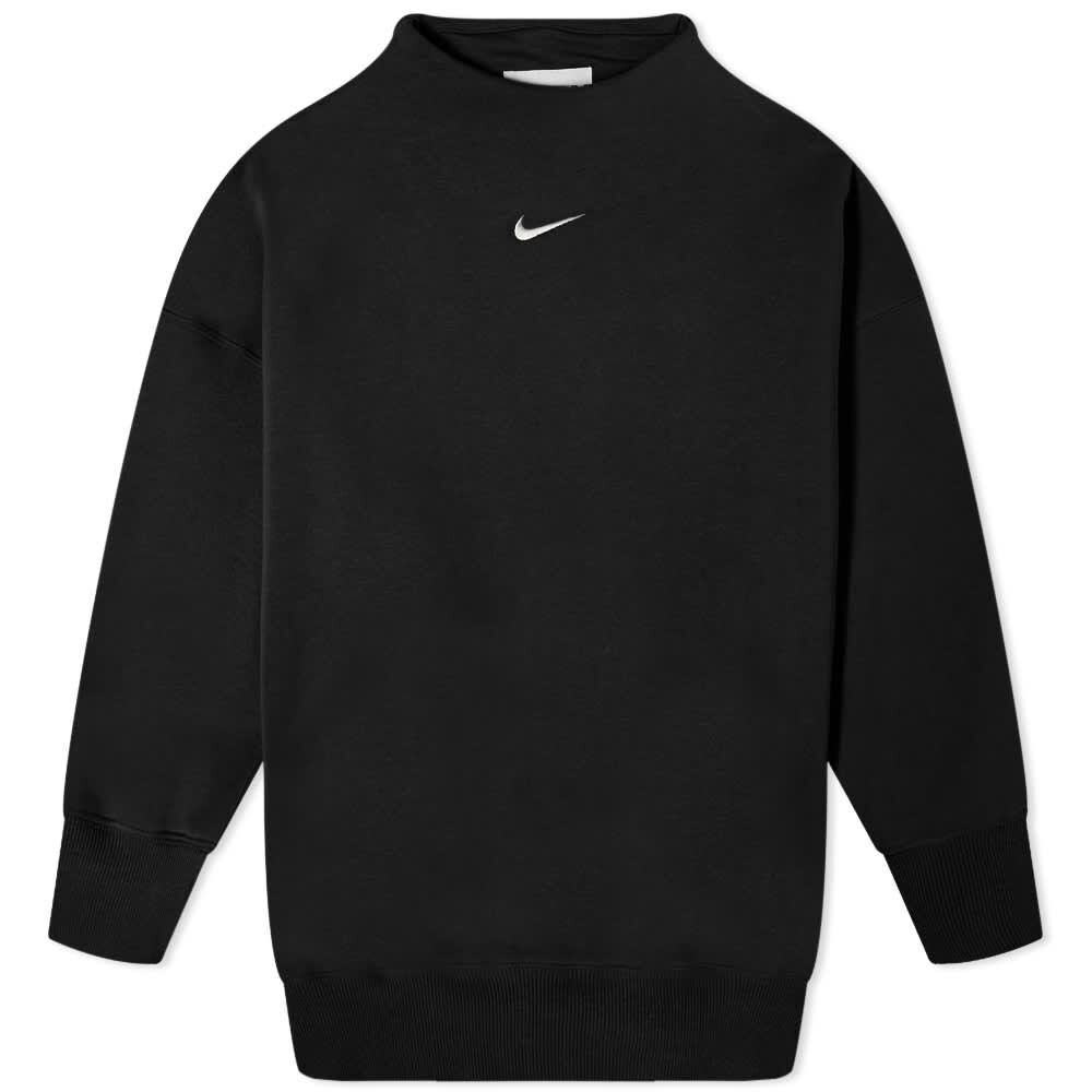 

Толстовка Nike Phoenix Fleece Oversized Mockneck, черный