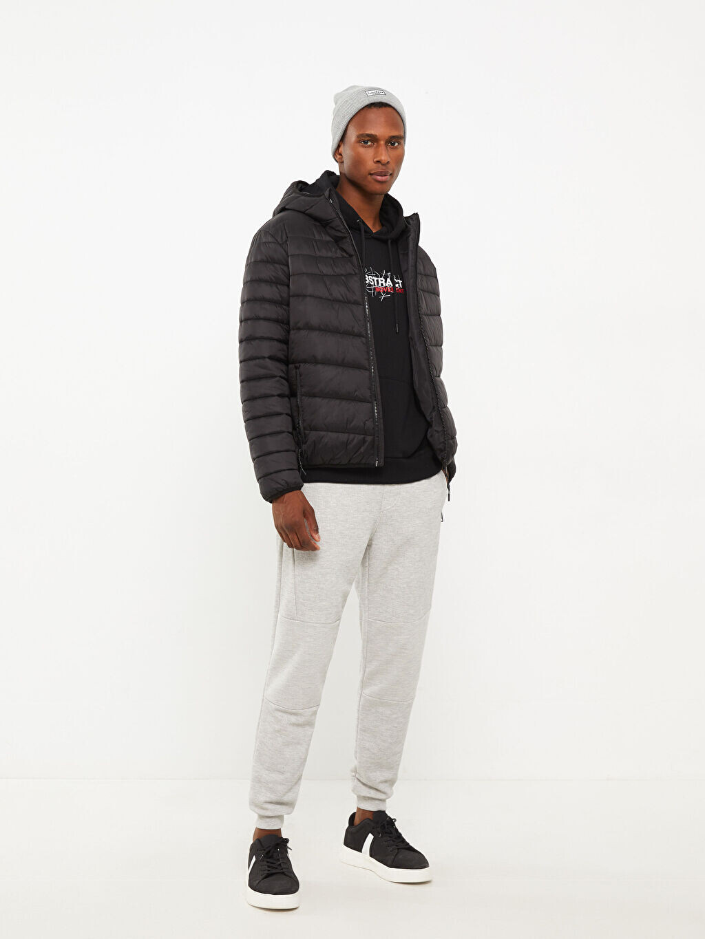

Мужские спортивные джоггеры LCW Casual Slim Fit, серый меланж