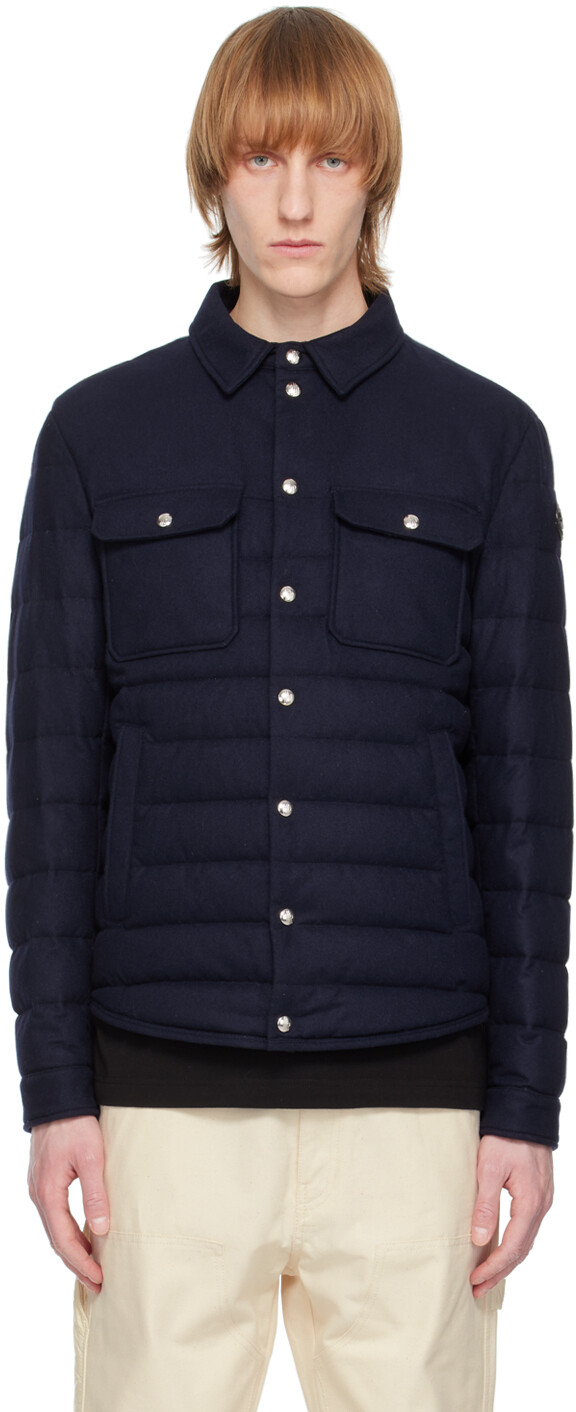 

Темно-синий короткий пуховик Mirmandix Moncler