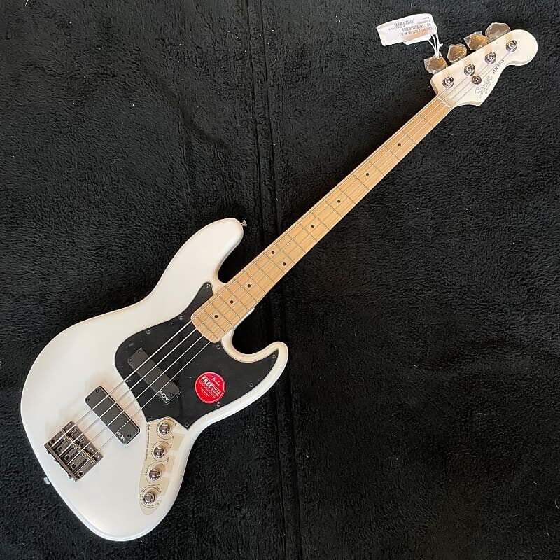 

Squier Contemporary Active Jazz Bass HH MN Flat White 11lbs, 11oz S#ICS20000511