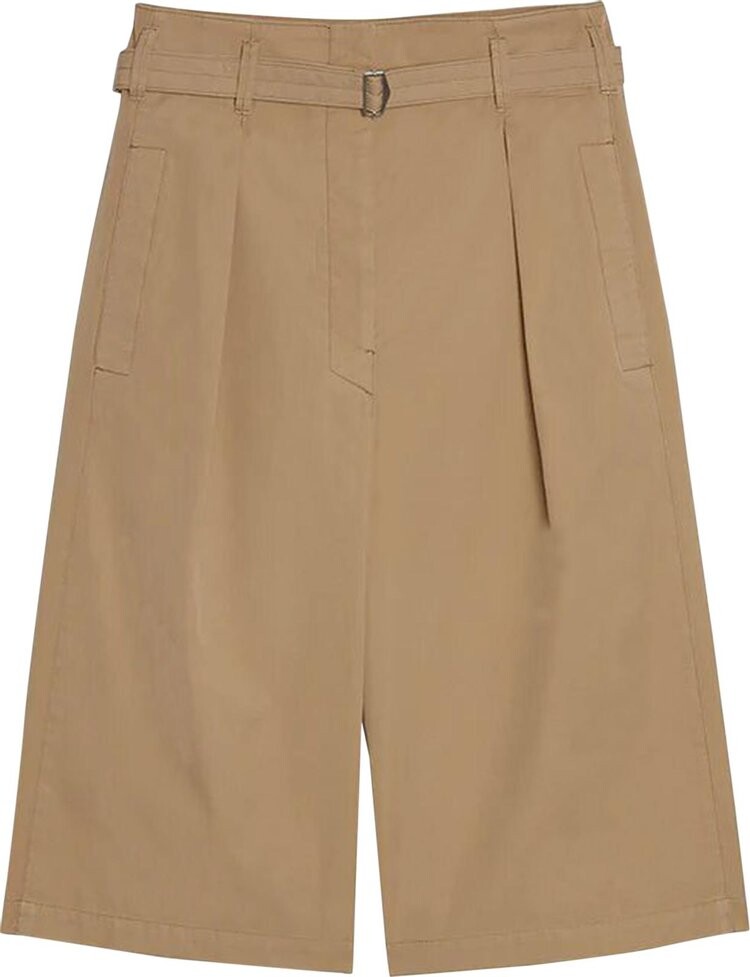 

Шорты Lemaire Large Pleated Shorts Kraft Beige, коричневый