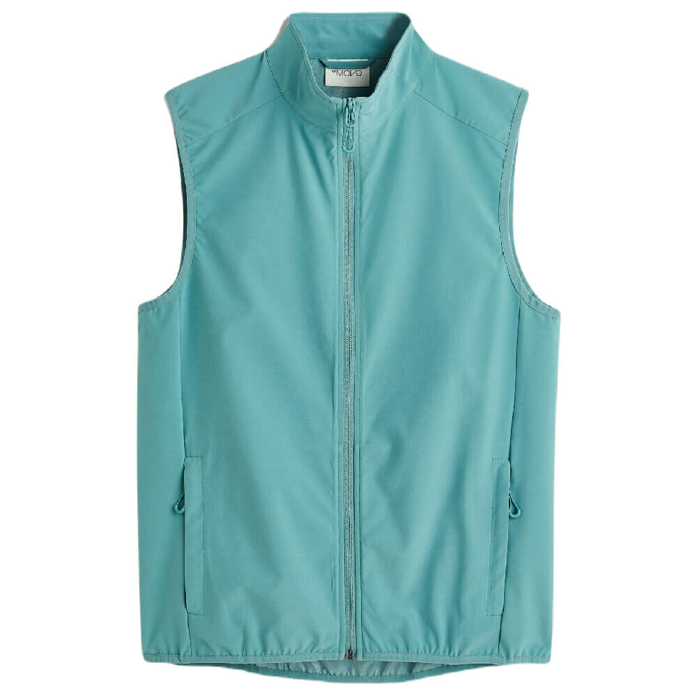 

Жилет H&M Regular Fit Water-repellent Running, бирюзовый, Зеленый