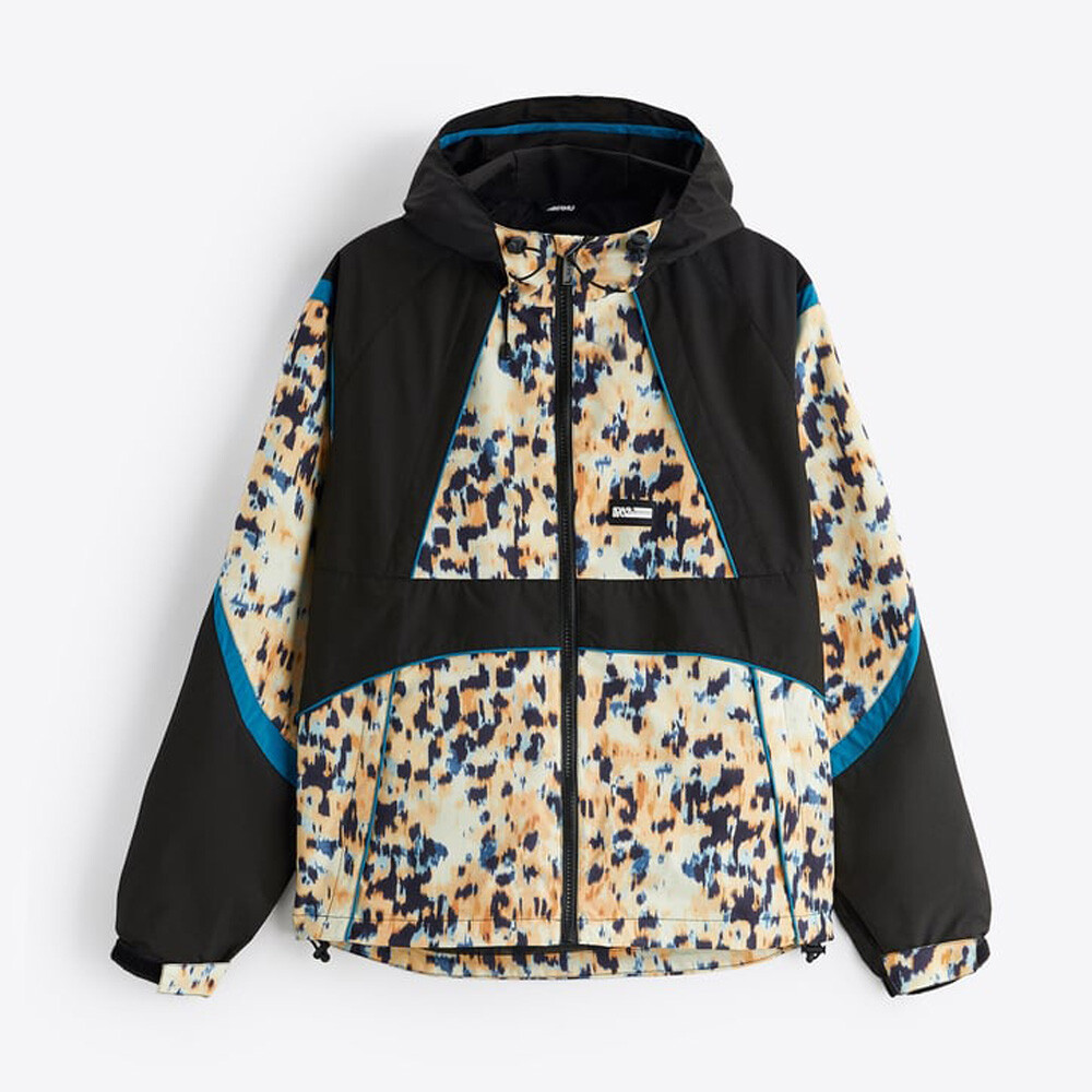 

Куртка Zara Colour Block X Rhuigi Limited Edition, мультиколор