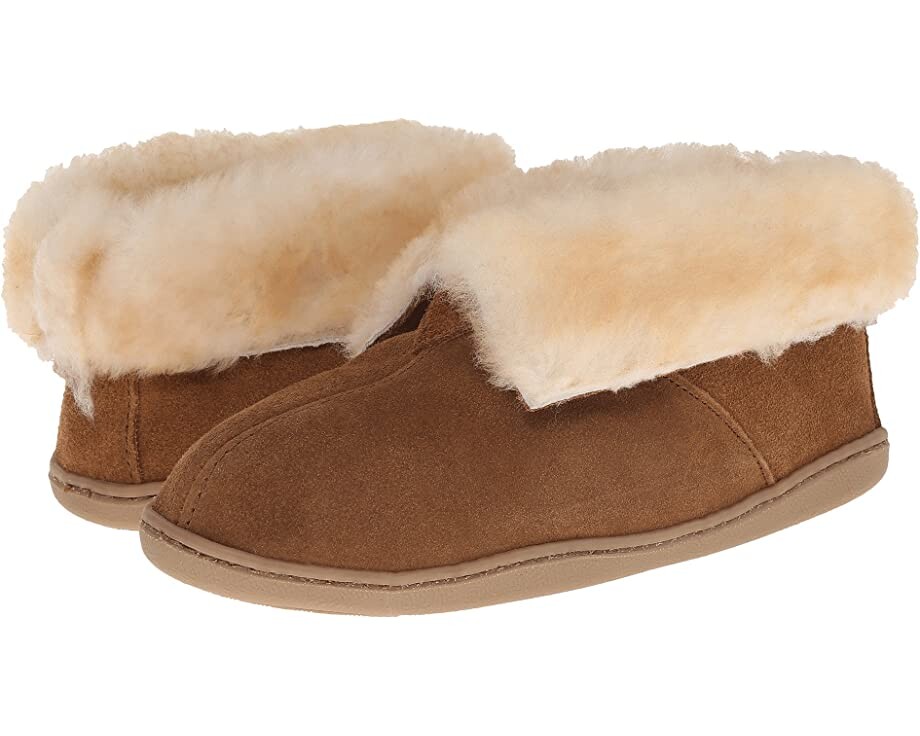 

Слипперы Sheepskin Ankle Boot Minnetonka, золотой загар