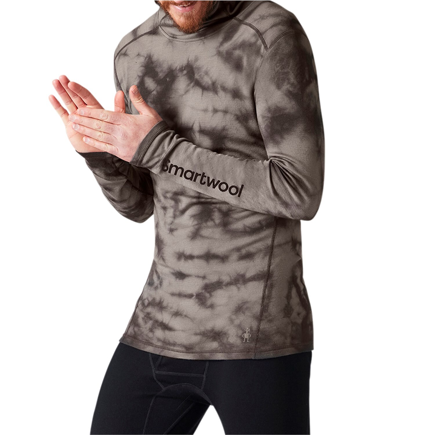 

Толстовка Smartwool Classic Thermal Merino Base Layer, чёрный