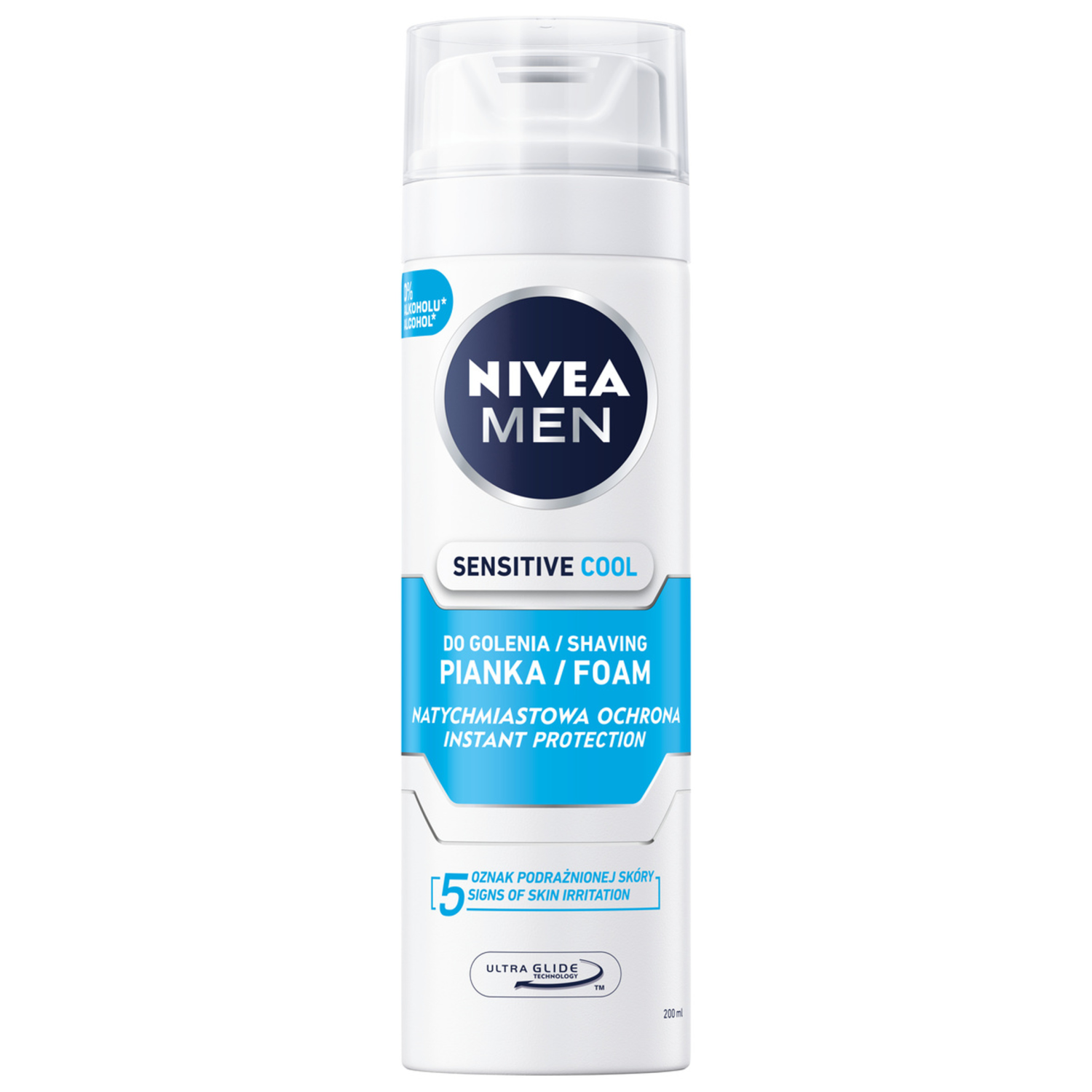 Nivea Men Sensitive охлаждающая пена для бритья, 200 мл