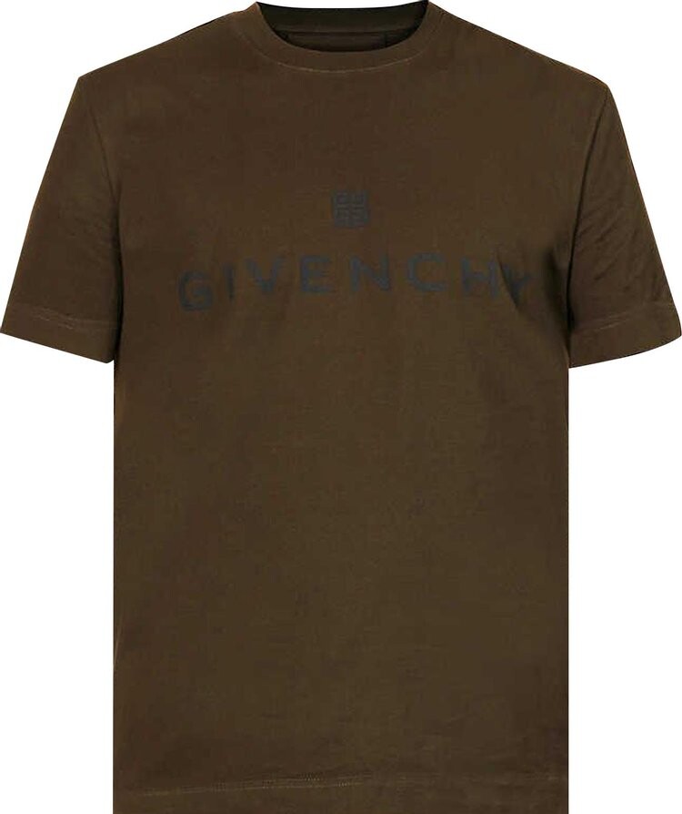 

Футболка Givenchy Slim Fit T-Shirt 'Military Green', зеленый