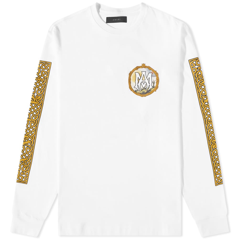 Футболка AMIRI Long Sleeve Alchemy Frame Tee – купить с доставкой из-за  рубежа через платформу «CDEK.Shopping»