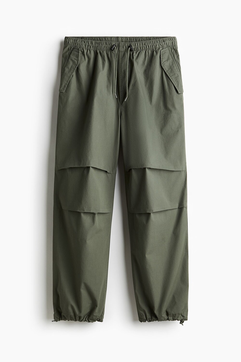 

Брюки H&M Loose Fit Parachute, хаки