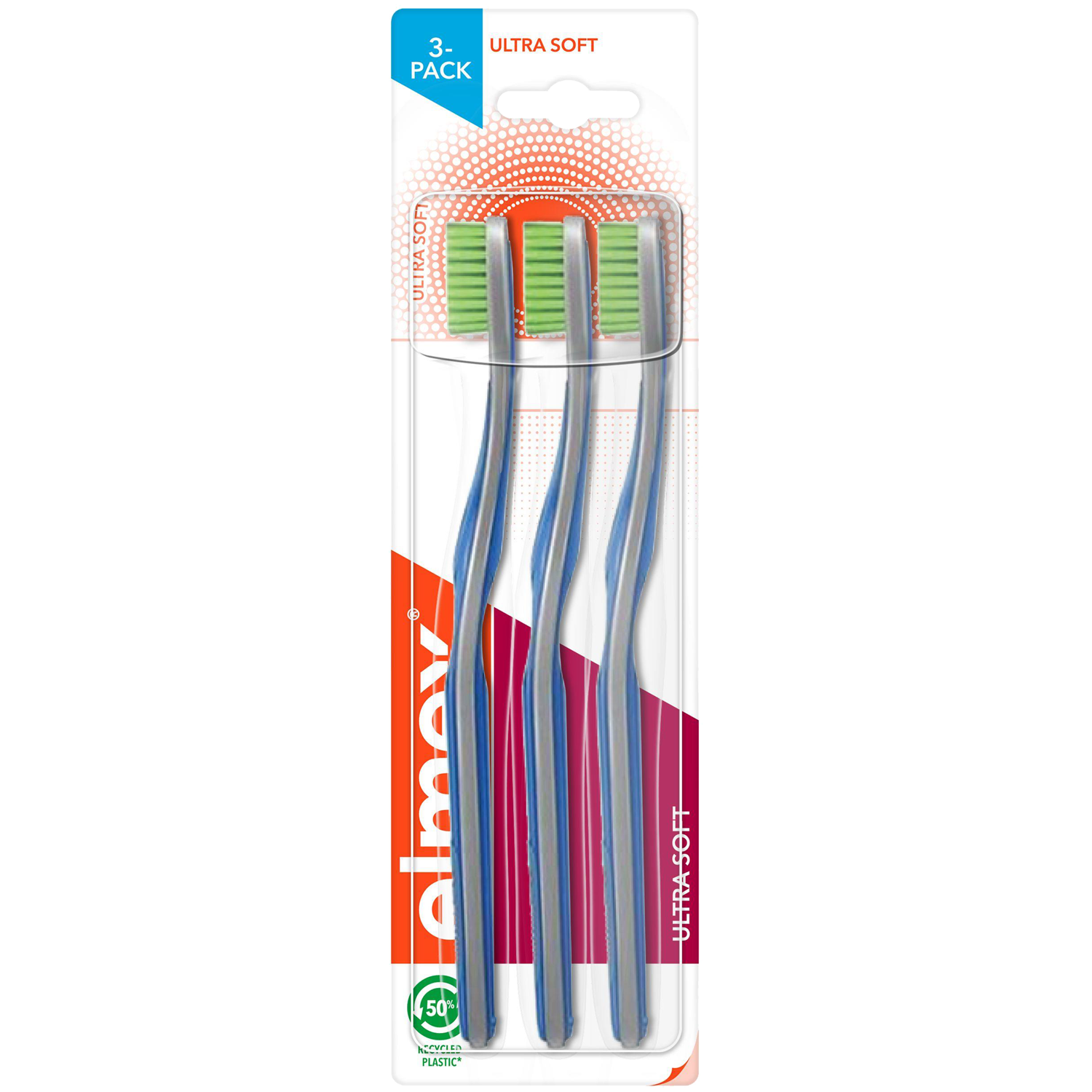 Elmex Ultra Soft Trio зубная щетка ультрамягкая, 3 шт./1 уп.