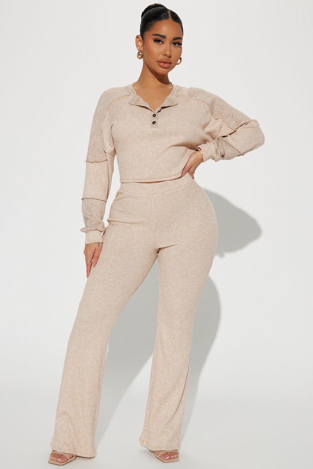 

Брюки Fashion Nova NMY7026, бежевый