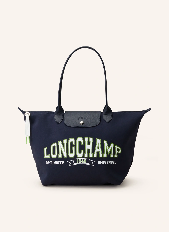 Шоппер le pliage large Longchamp, синий
