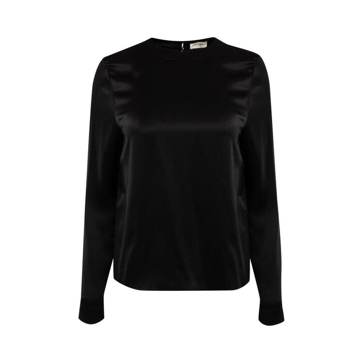 

Топ Saint Laurent Long-Sleeve 'Black', черный