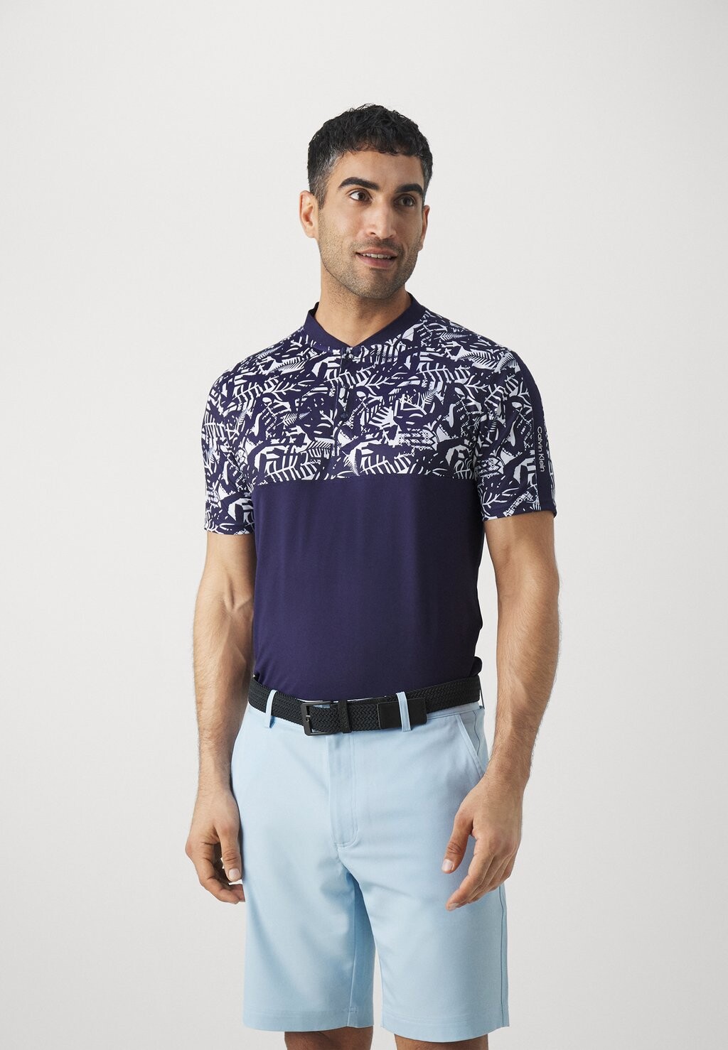 

Рубашка поло Brookhill Blade Collar Calvin Klein, цвет evening blue