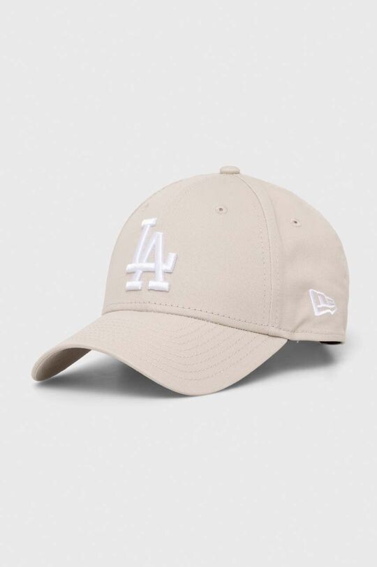 

Хлопковая бейсболка New Era, бежевый