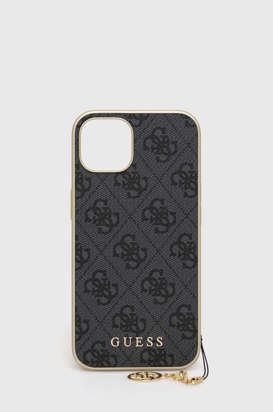 Чехол для iPhone 13 6,1 дюйма Guess, серый чехол для iphone 13 pro guess серый