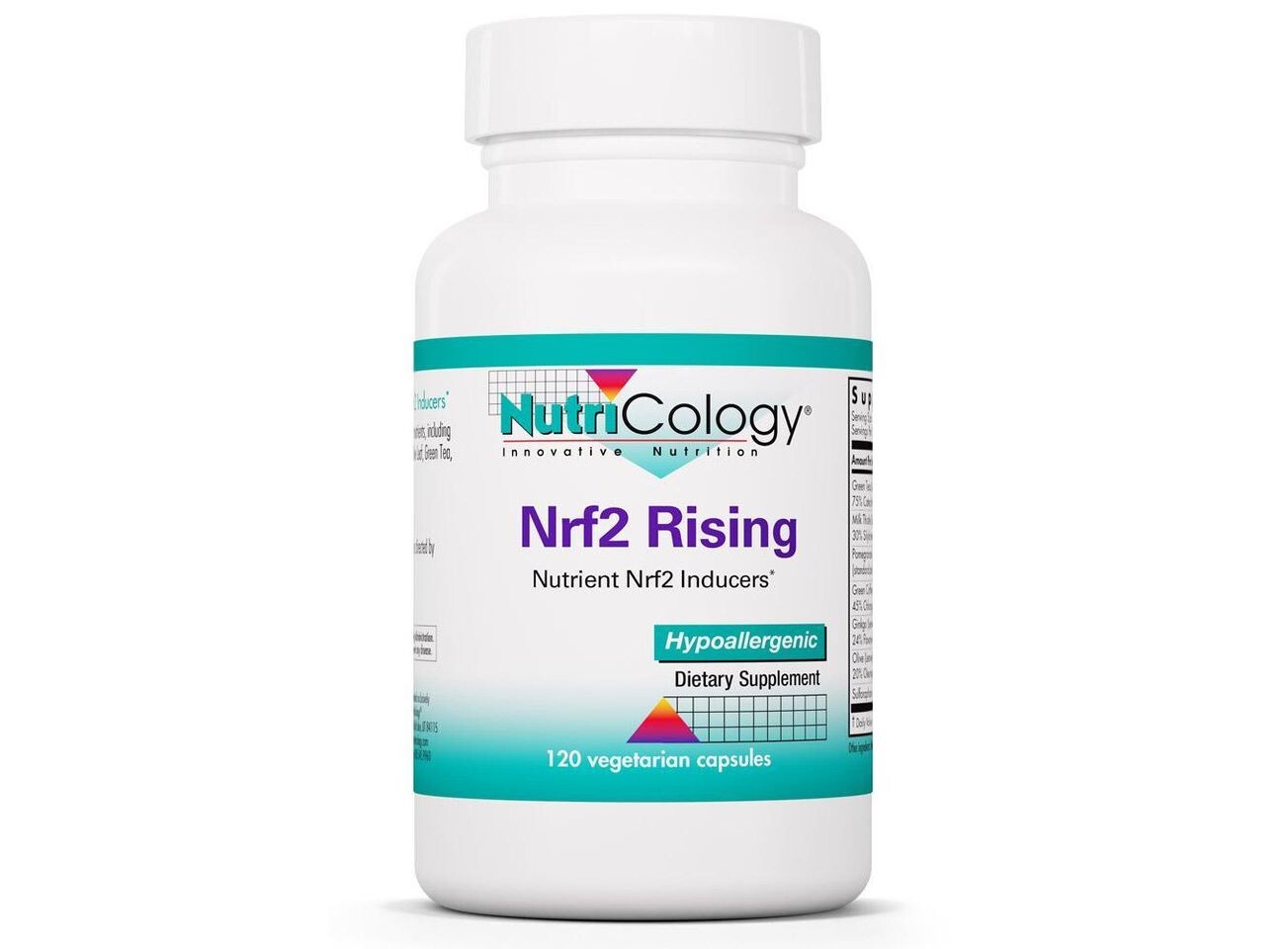 

Nutricology, Nrf2 Rising, 120 вегетарианских капсул