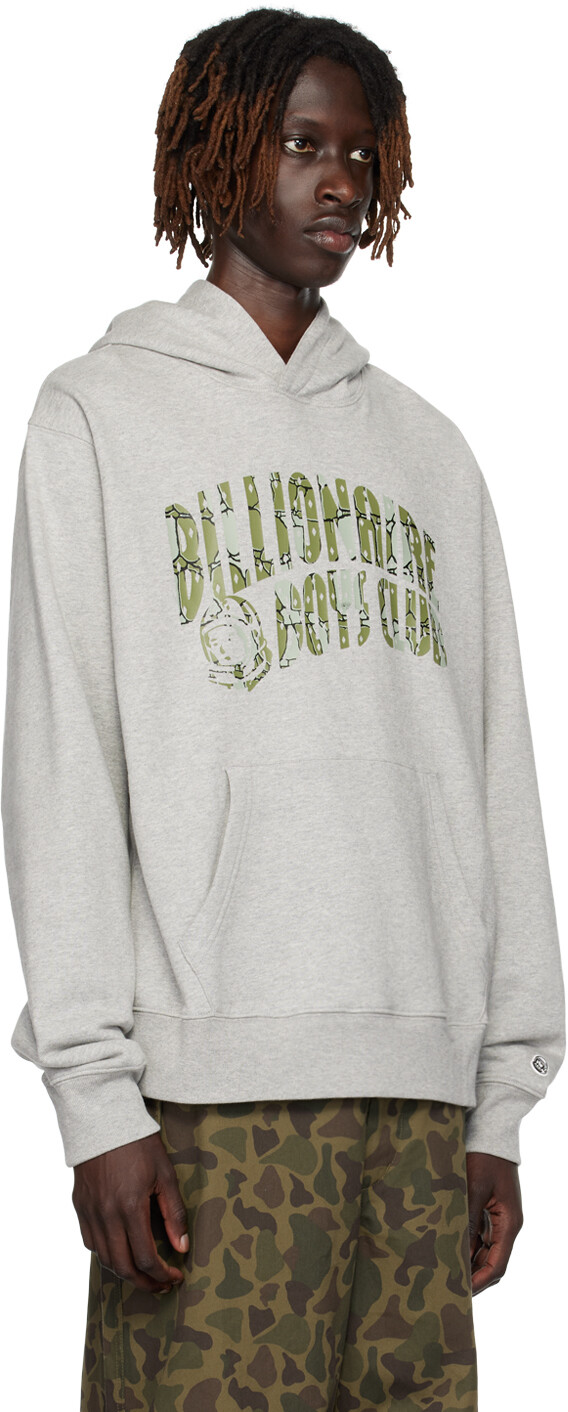 

Серый худи с принтом Billionaire Boys Club