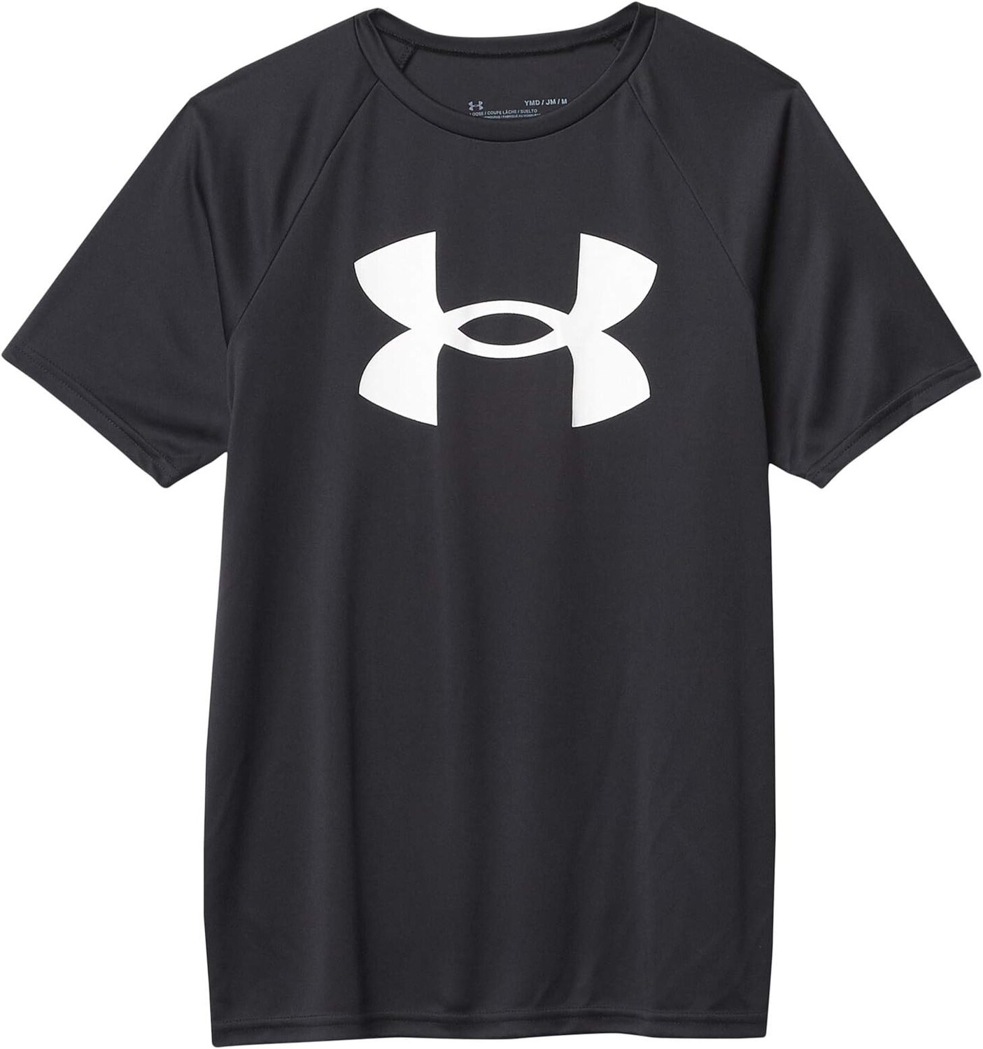 

Tech Big Logo с коротким рукавом (Big Kids) Under Armour, цвет Black/White