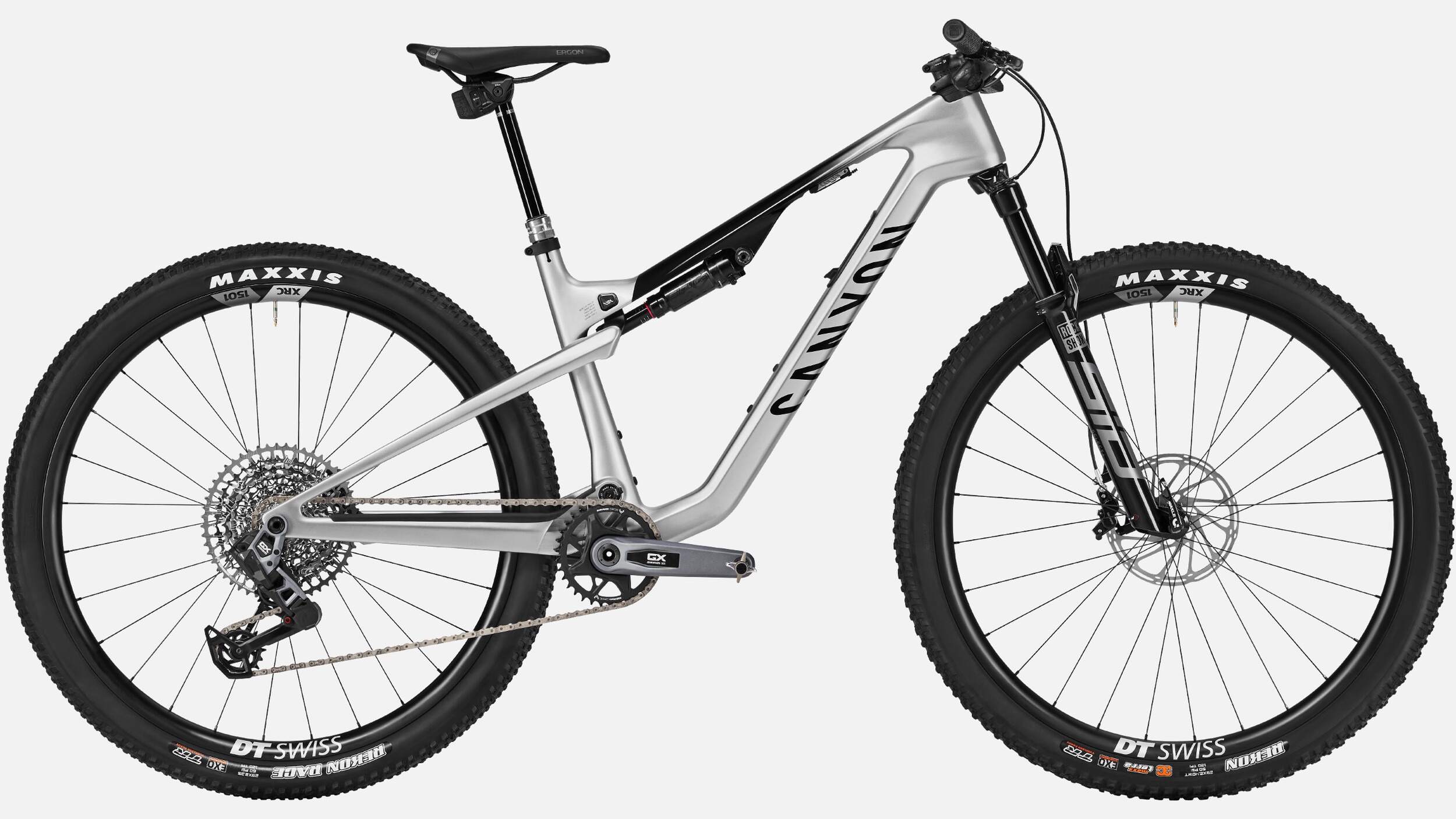 Горный велосипед Canyon Lux Trail CF 9, серый