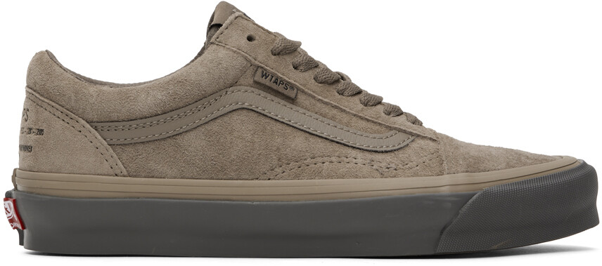 

Серо-коричневые кроссовки WTAPS Edition OG Old Skool LX Vans