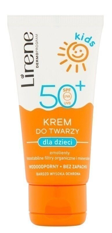 

Lirene Sun Kids SPF50+ защитный крем с фильтром для детей, 50 ml