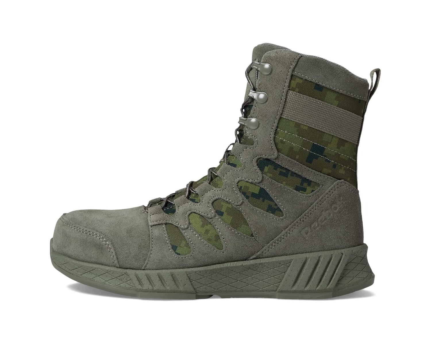 

Кроссовки Floatride Energy Tactical EH Comp Toe High-Top Reebok Work, цифровой камуфляж sage