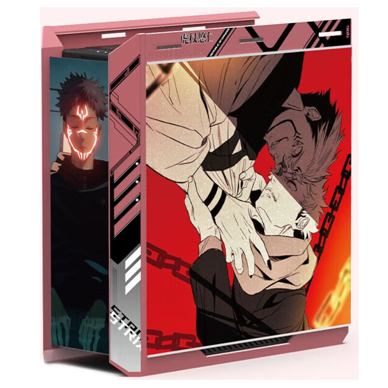 

Корпус ASUS ROG Strix Helios GX601 Custom Jujutsu Kaisen Theme, Mid Tower, рисунок