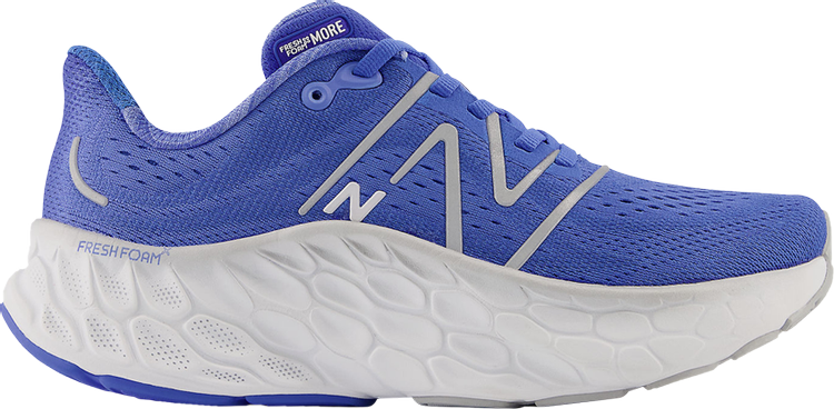 Кроссовки New Balance Wmns Fresh Foam X More v4 'Bright Lapis Cobalt', синий - фото