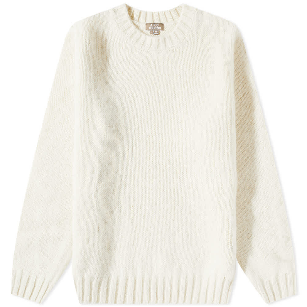 

Джемпер A.P.C. x Jean Touitou Jim Brushed Shetland Crew Knit, Белый