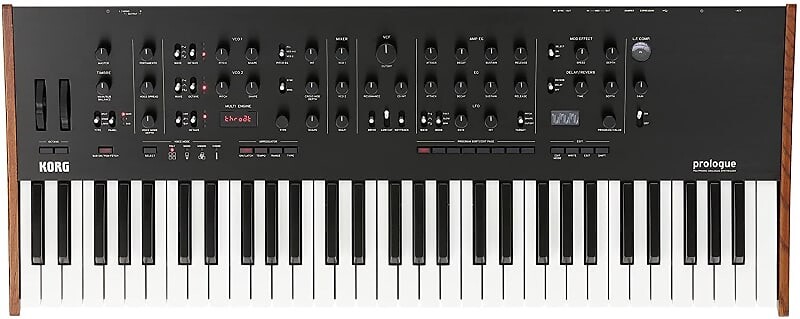 

Korg Prologue 61-клавишный 16-голосный аналоговый синтезатор Korg Prologue 61-Key 16-Voice Analog Synthesizer