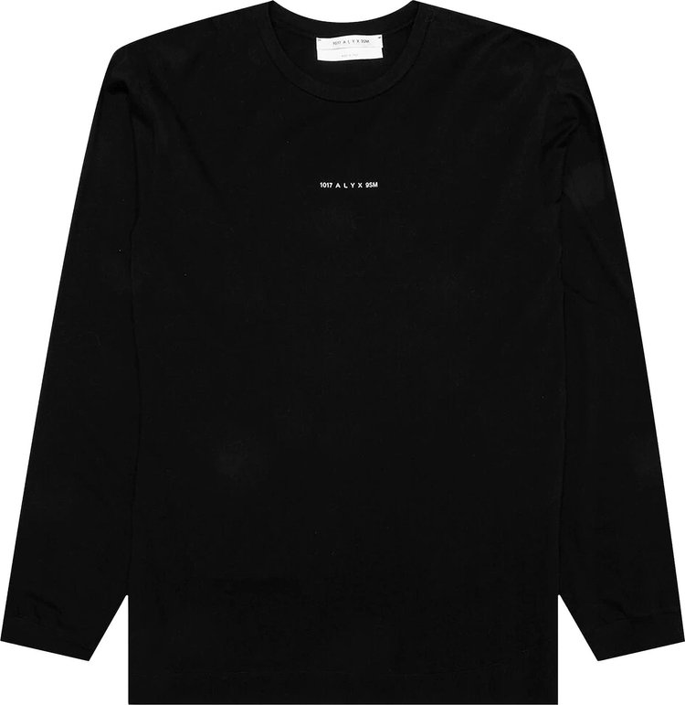 Футболка 1017 ALYX 9SM Graphic Long-Sleeve T-Shirt 'Black', черный