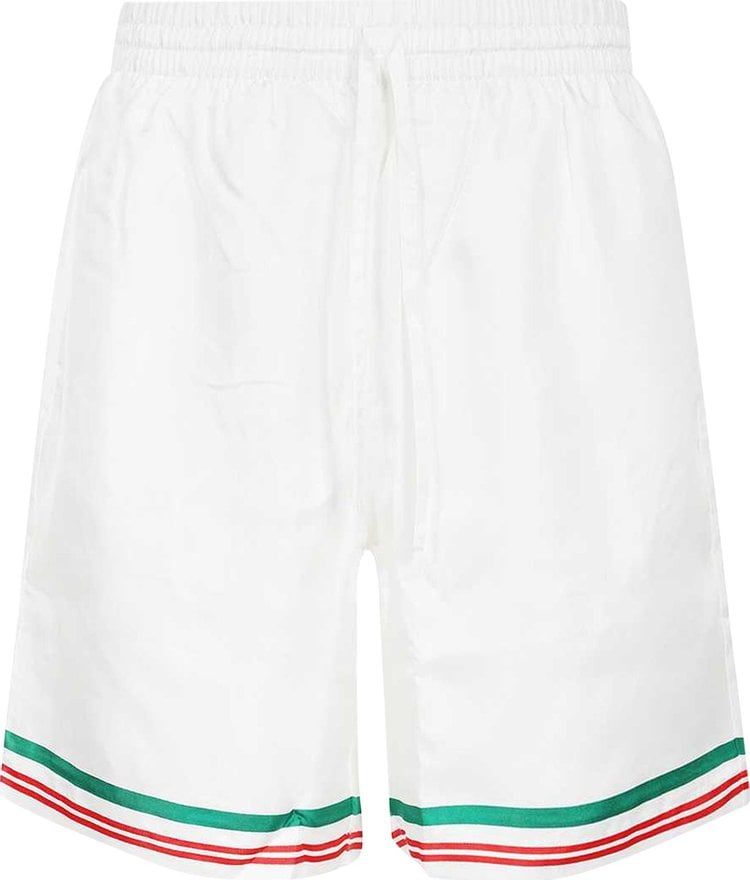 Шорты Casablanca Silk Shorts With Drawstrings 'Casablanca Paravion', разноцветный - фото