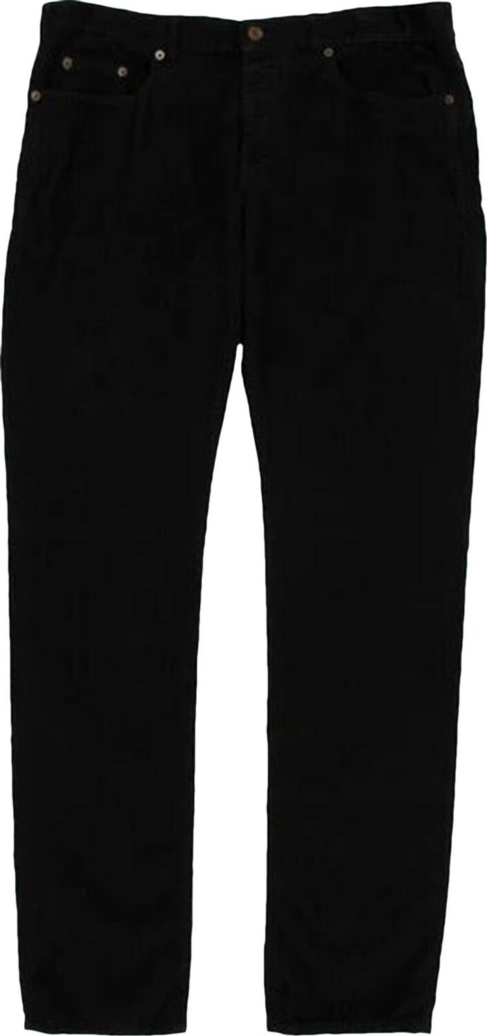 

Джинсы Saint Laurent Slim Fit Jeans 'Bright Black Stonewash', черный