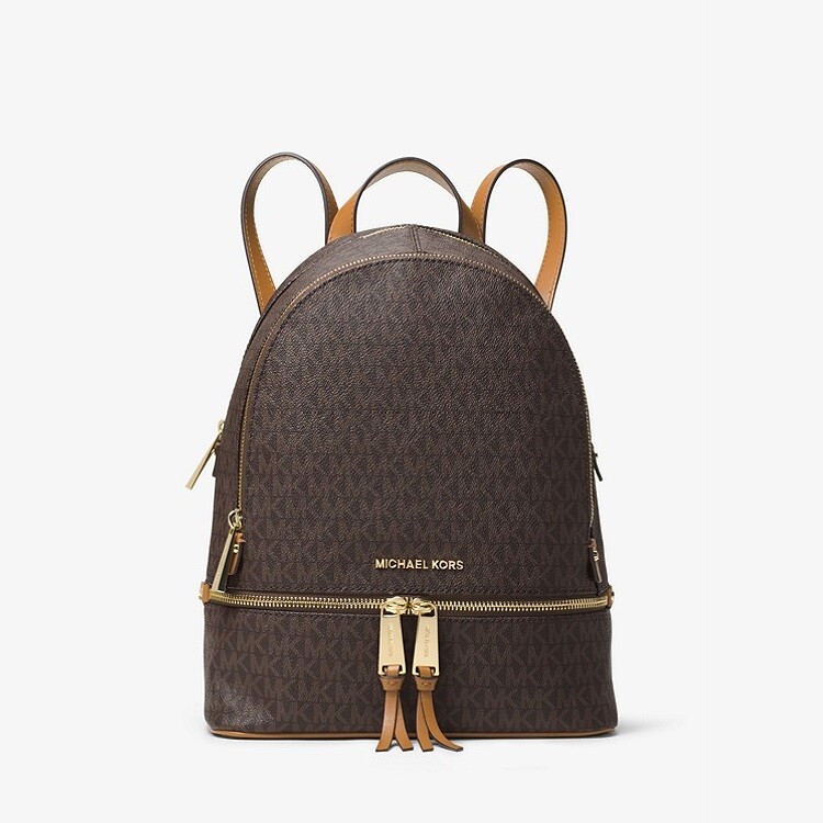 

Рюкзак Michael Michael Kors Rhea Medium Logo, тёмно-коричневый