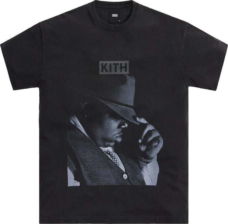 

Футболка Kith For The Notorious B.I.G Last Day Vintage Tee 'Black', черный